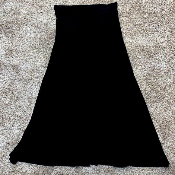 Black  Stretchy Skirt! Multi-Style Dress/Skirt - Picture 1 of 3